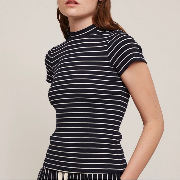 NWT For Days Forever Mock Neck Tee - Picture 1 of 10